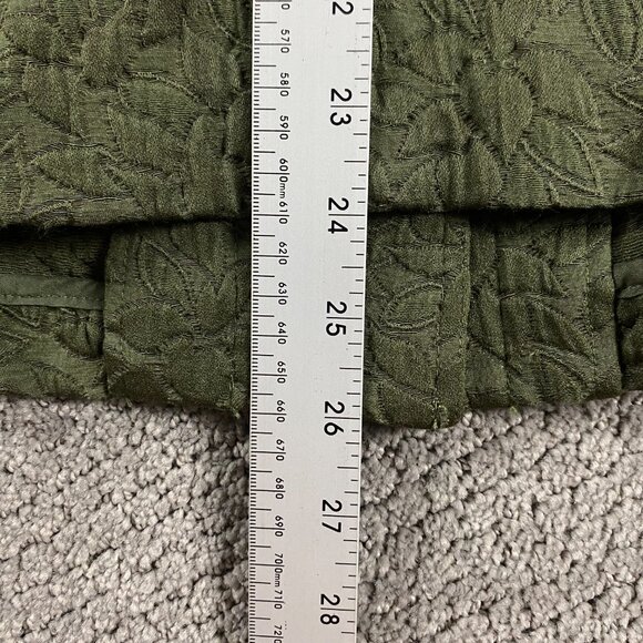 J. Jill Jacket Women's 2X Floral Quilted Embroidery Button Front Green - Picture 8 of 11